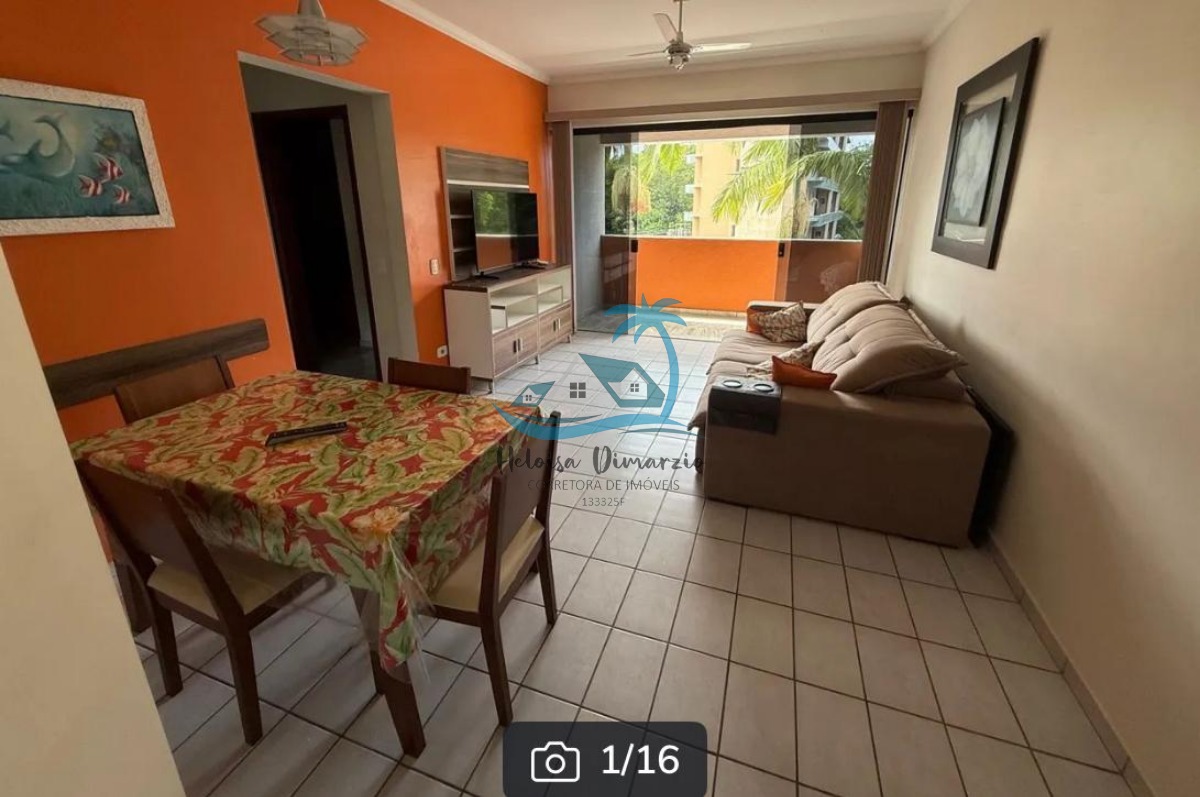 Apartamento Mobiliado com 2 Dormitórios a Venda à 200 Metros das Praias do Tenório e Praia Grande em Ubatuba